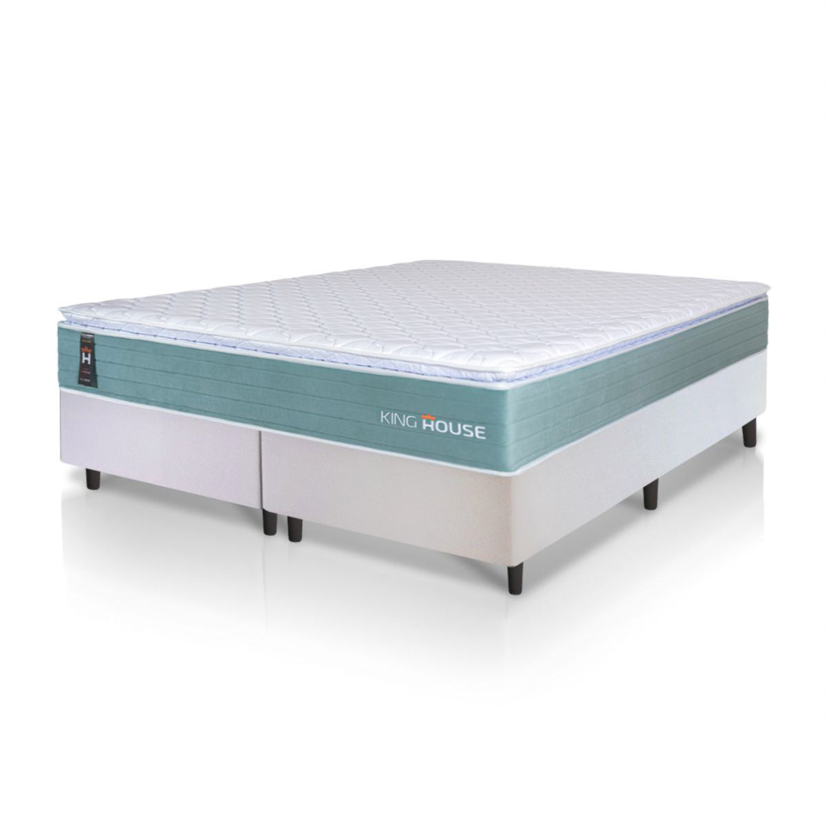 Cama Box Lagos Molas Ensacadas King 193x203 King House