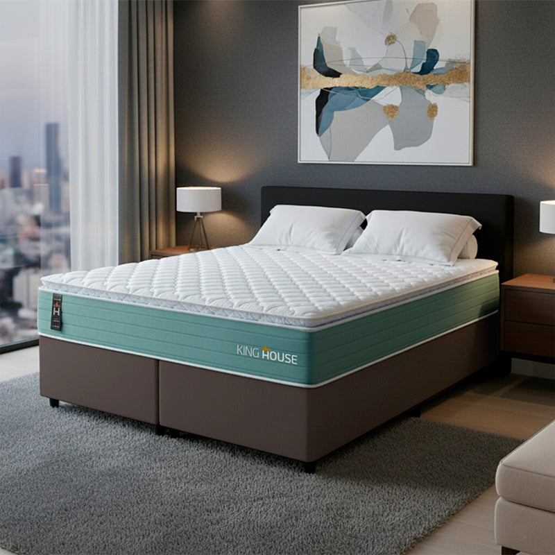 Cama Box Lagos Molas Ensacadas King 193x203 King House