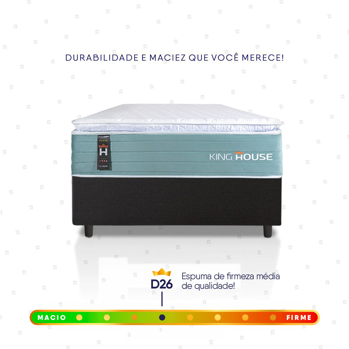 Cama Box Lagos Molas Ensacadas Solteiro 88x188 King House