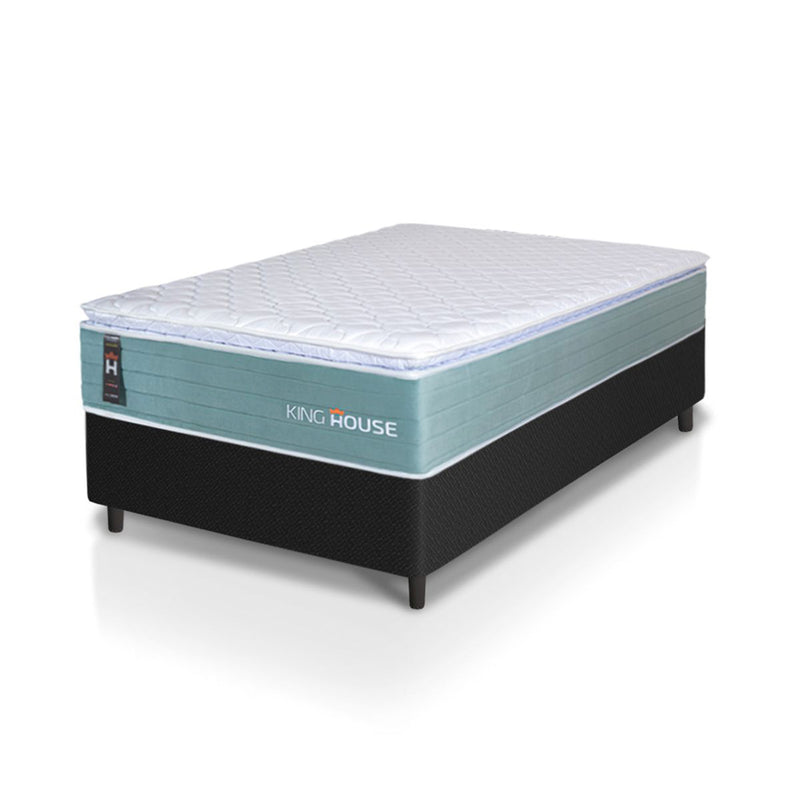 Cama Box Lagos Molas Ensacadas Solteiro 88x188 King House