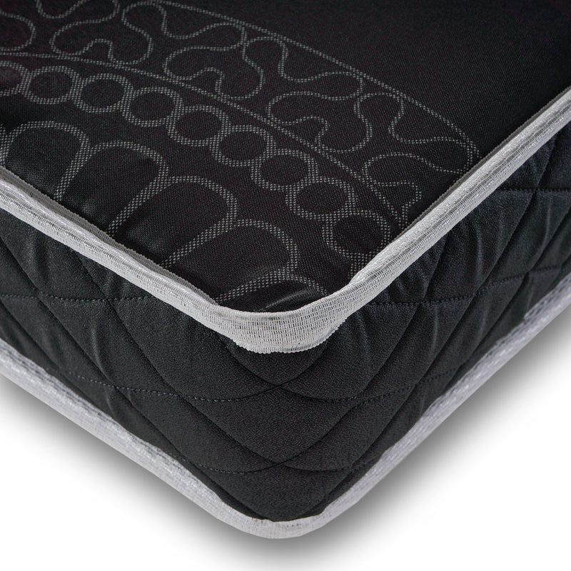 Colchão Solteiro Espuma D20 Charlotte 88x188x12 Preto