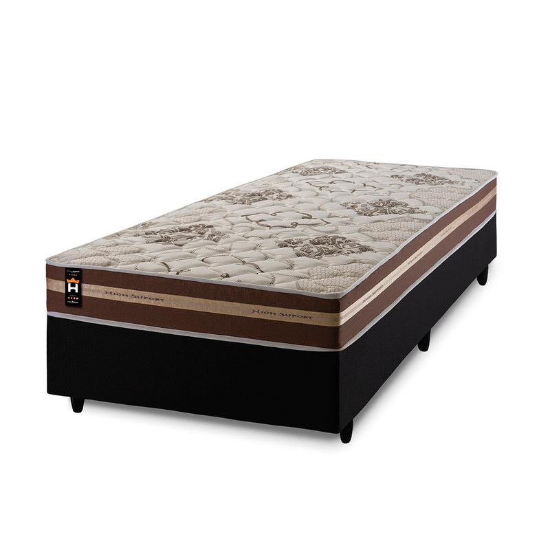 Cama Box Espuma Chicago Solteirão 96x203 Preto King House