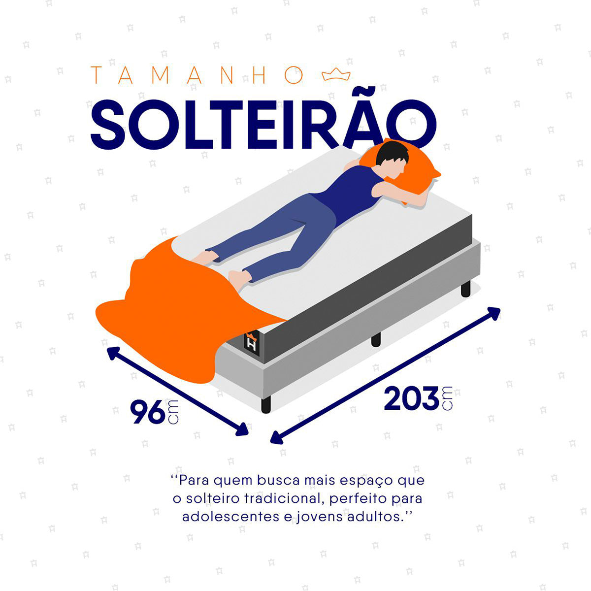 Cama Box Baú Chicago 96x203 Cinza e Branco Espuma D33