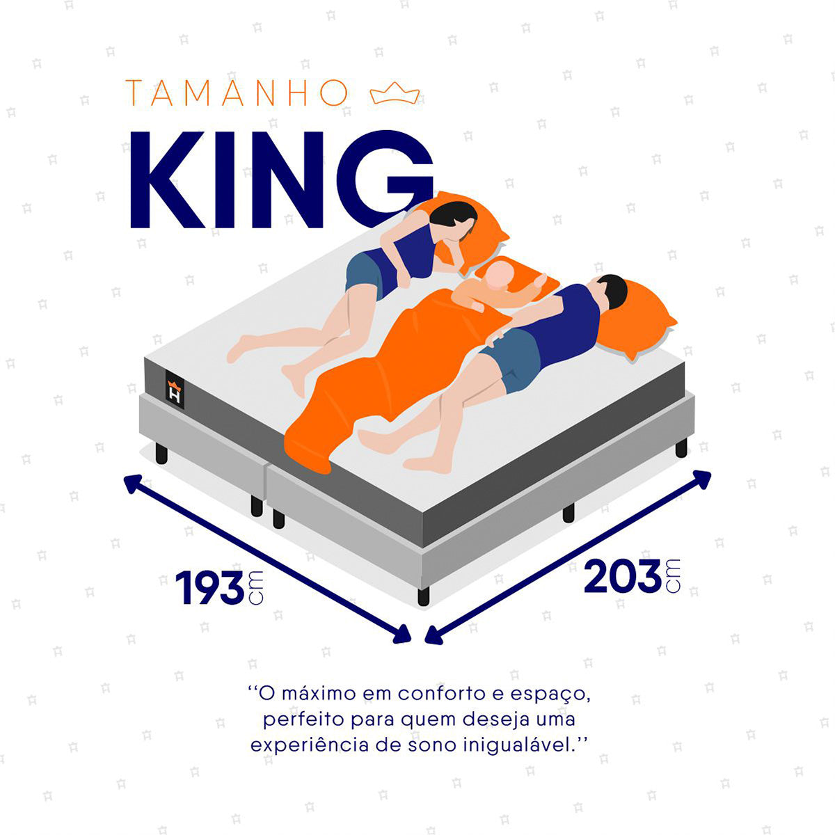 Cama Box Chicago Espuma King 193x203 Cinza e Branco Espuma D33