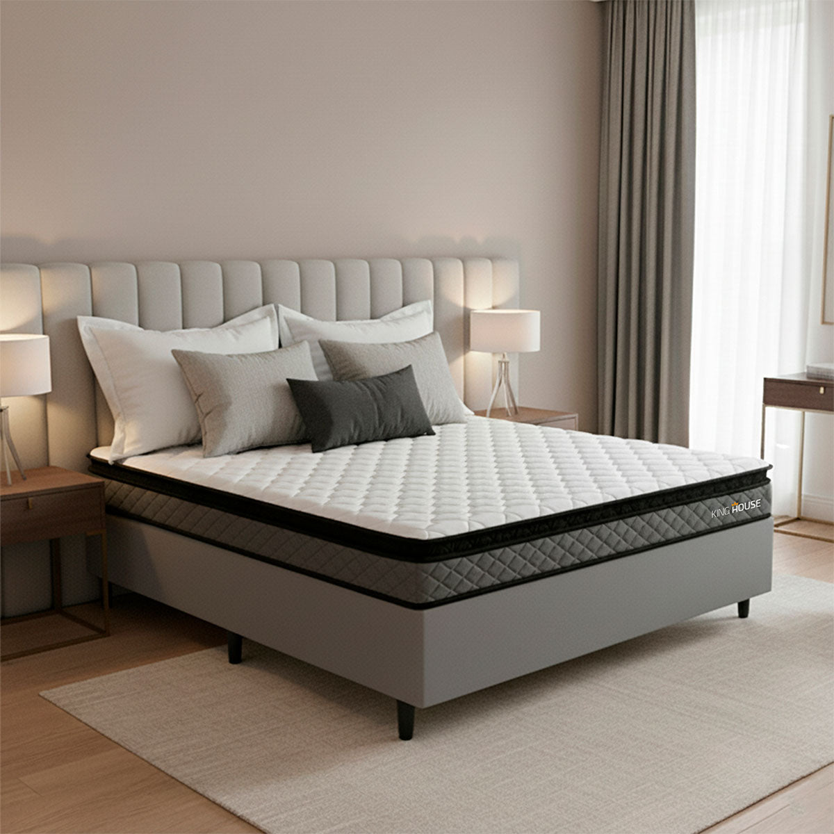 Cama Box Espuma Chicago Casal 138x188 Espuma D33