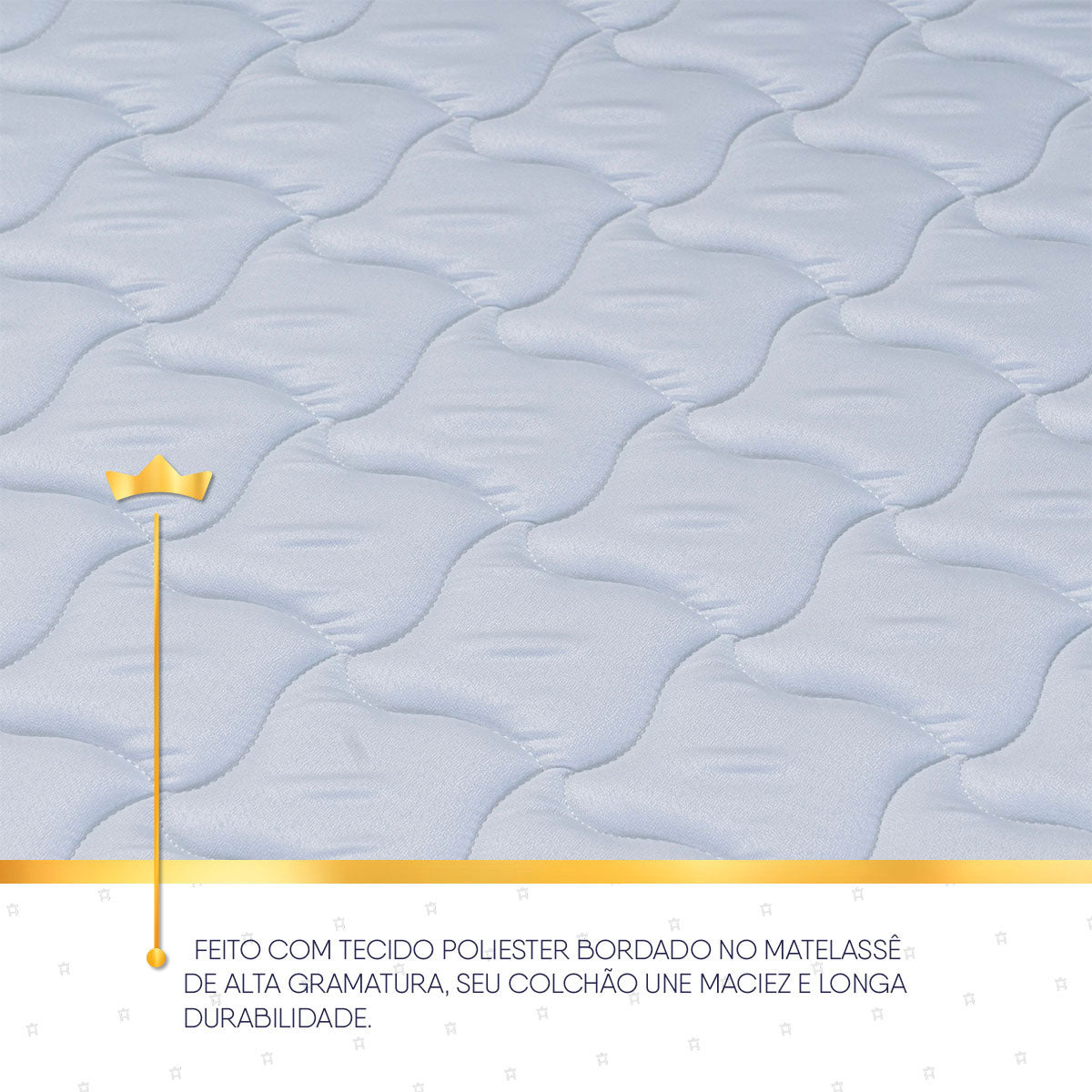 Cama Box Chicago Espuma King 193x203 Cinza e Marrom Espuma D33