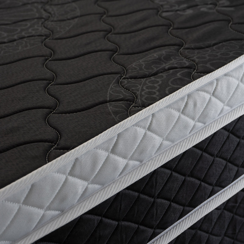 Conjugado Casal Dallas D28 Ortopédico 138x188x56 Preto