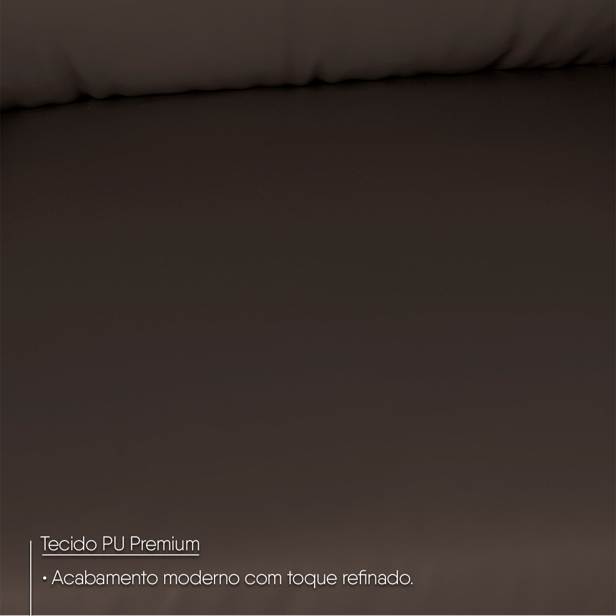 Poltrona do Papai Reclinável Copenhagen Suede Marrom Chocolate
