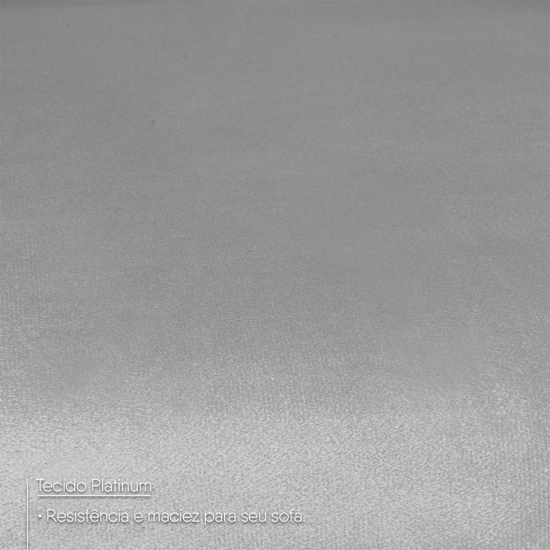 Poltrona do Papai Reclinável Copenhagen Suede Cinza
