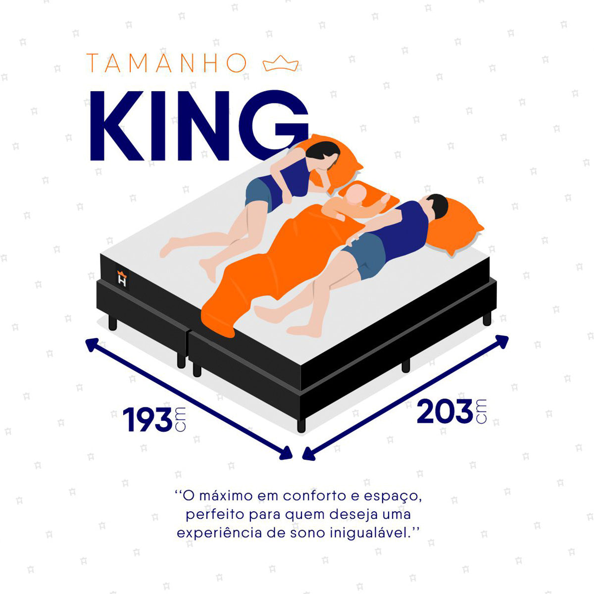 Cama Box Baú Dakota Espuma D33 King 193x203 Preto