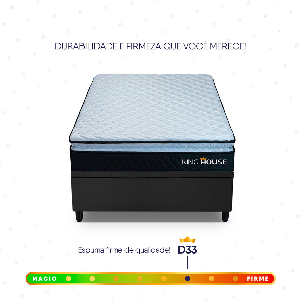Cama Box Baú Solteiro 88x188 Preto Dakota Espuma D33