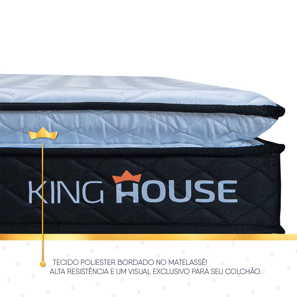 Cama Box Viúva 128x188 Branco Dakota Espuma D33