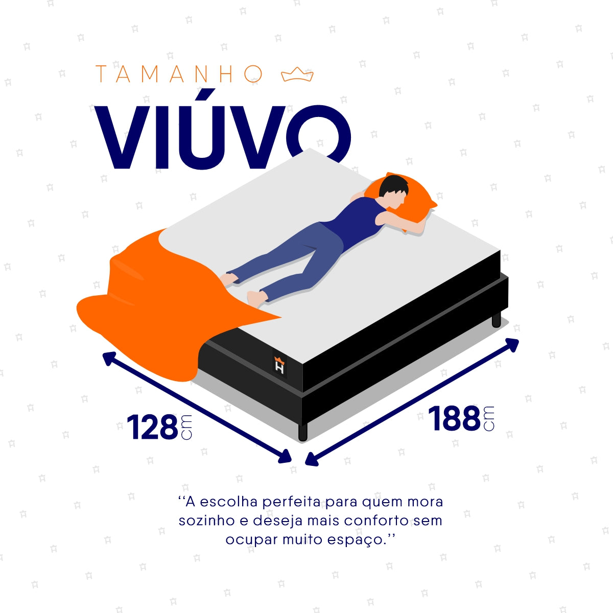 Cama Box Viúva 128x188 Preto Dakota Espuma D33