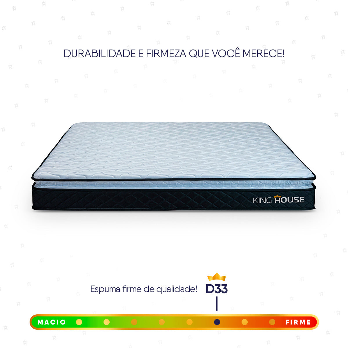 Colchão Espuma D33 Dakota Viúva 128x188x19 Cinza Suporta 120 Kg Por Pessoa