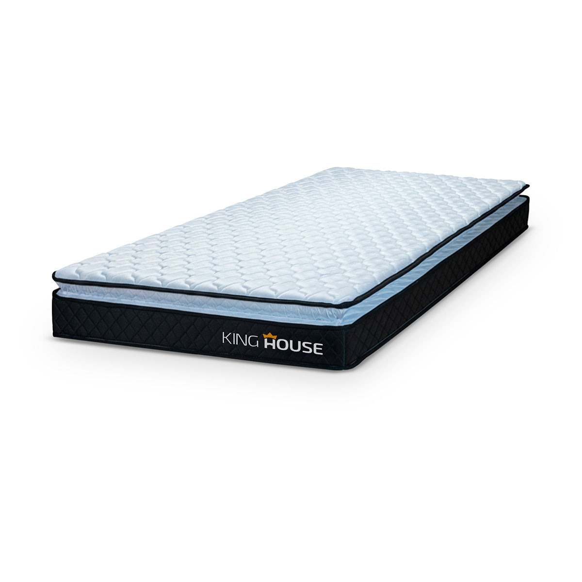 Colchão Espuma D33 Dakota Solteiro 88x188x19 Cinza Suporta 120 Kg Por Pessoa
