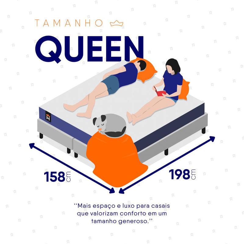Cama Box Baú Durban Espuma D28 Queen 158x198 King House