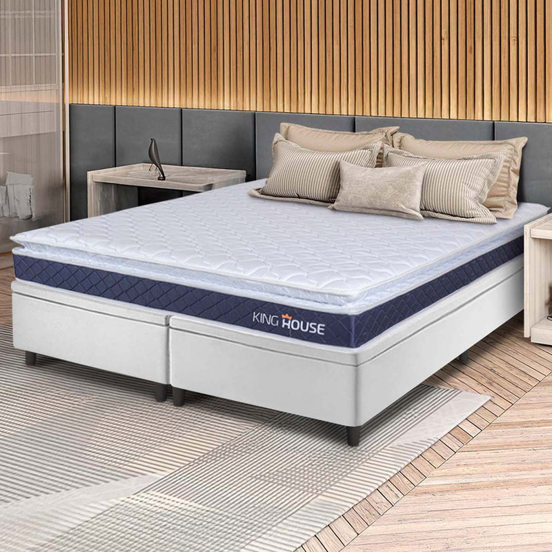 Cama Box Baú Durban Espuma D28 King 193x203 King House