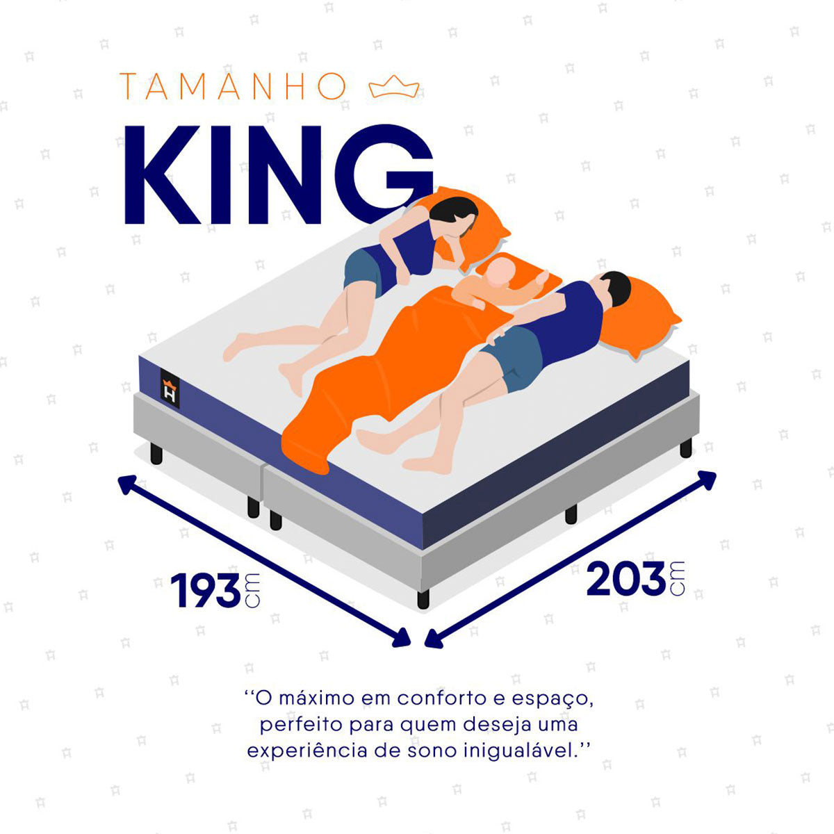 Cama Box Baú Durban Espuma D28 King 193x203 King House