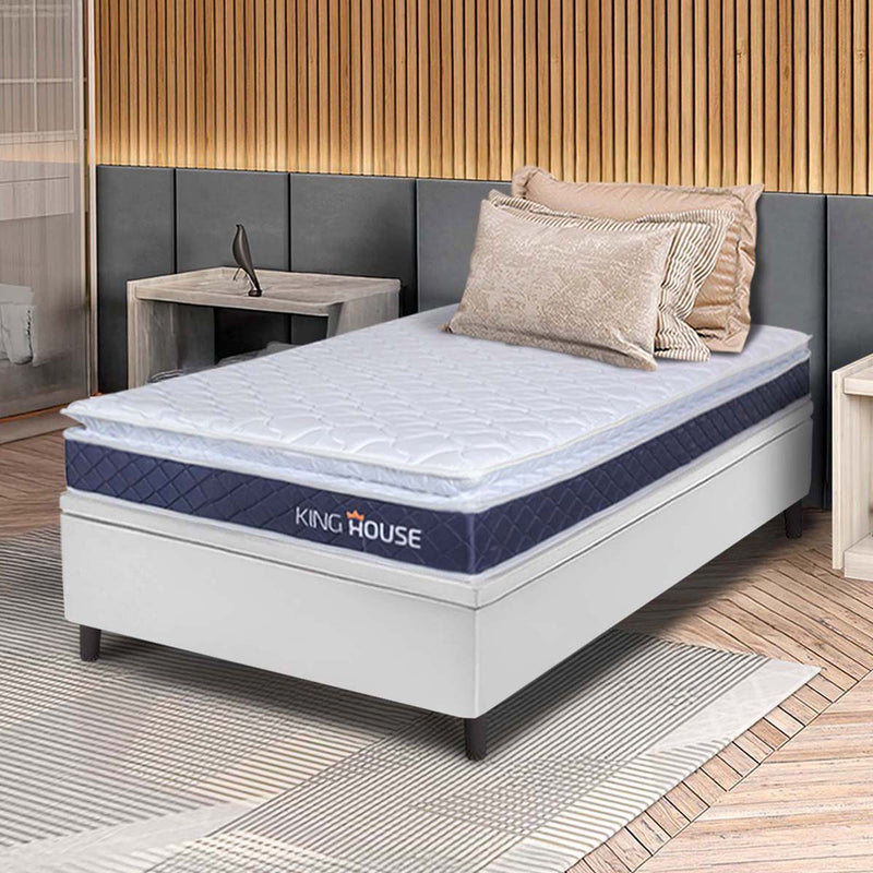 Cama Box Baú Durban Espuma D28 Solteiro 88x188 King House