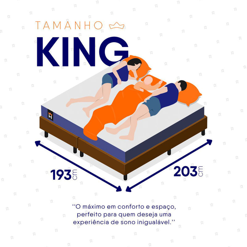 Cama Box Baú Durban Espuma D28 King 193x203 King House