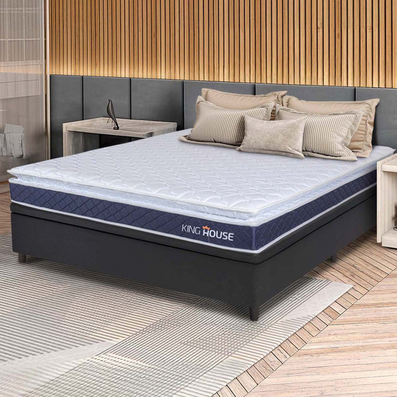 Cama Box Baú Durban Espuma D28 Casal 138x188 King House