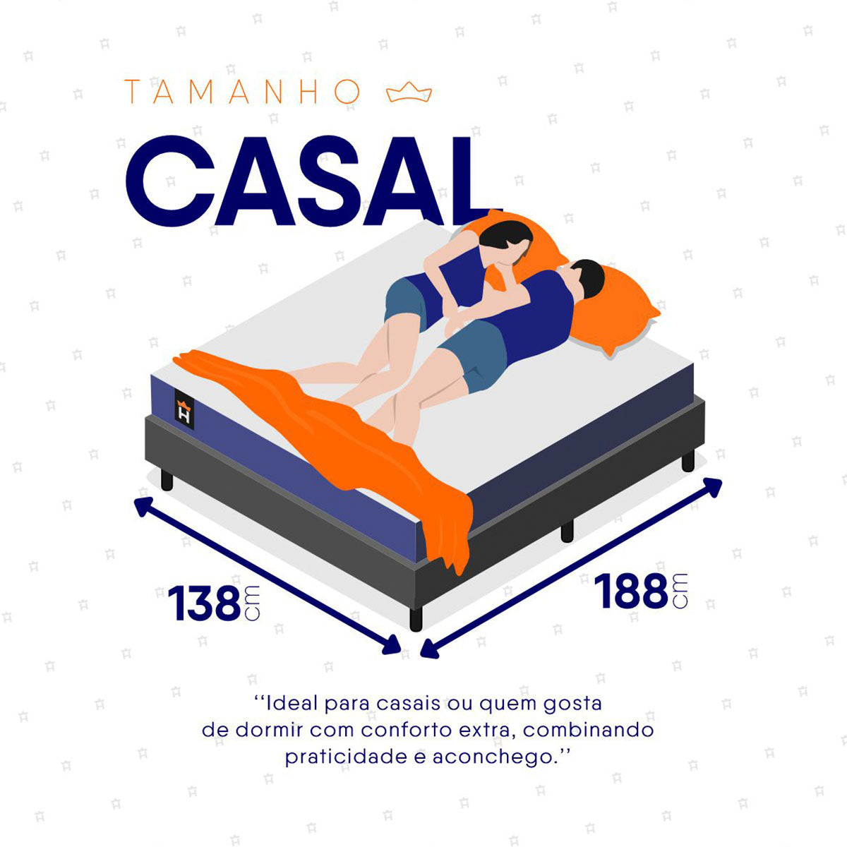 Cama Box Durban Espuma D28 Casal 138x188 Cinza King House