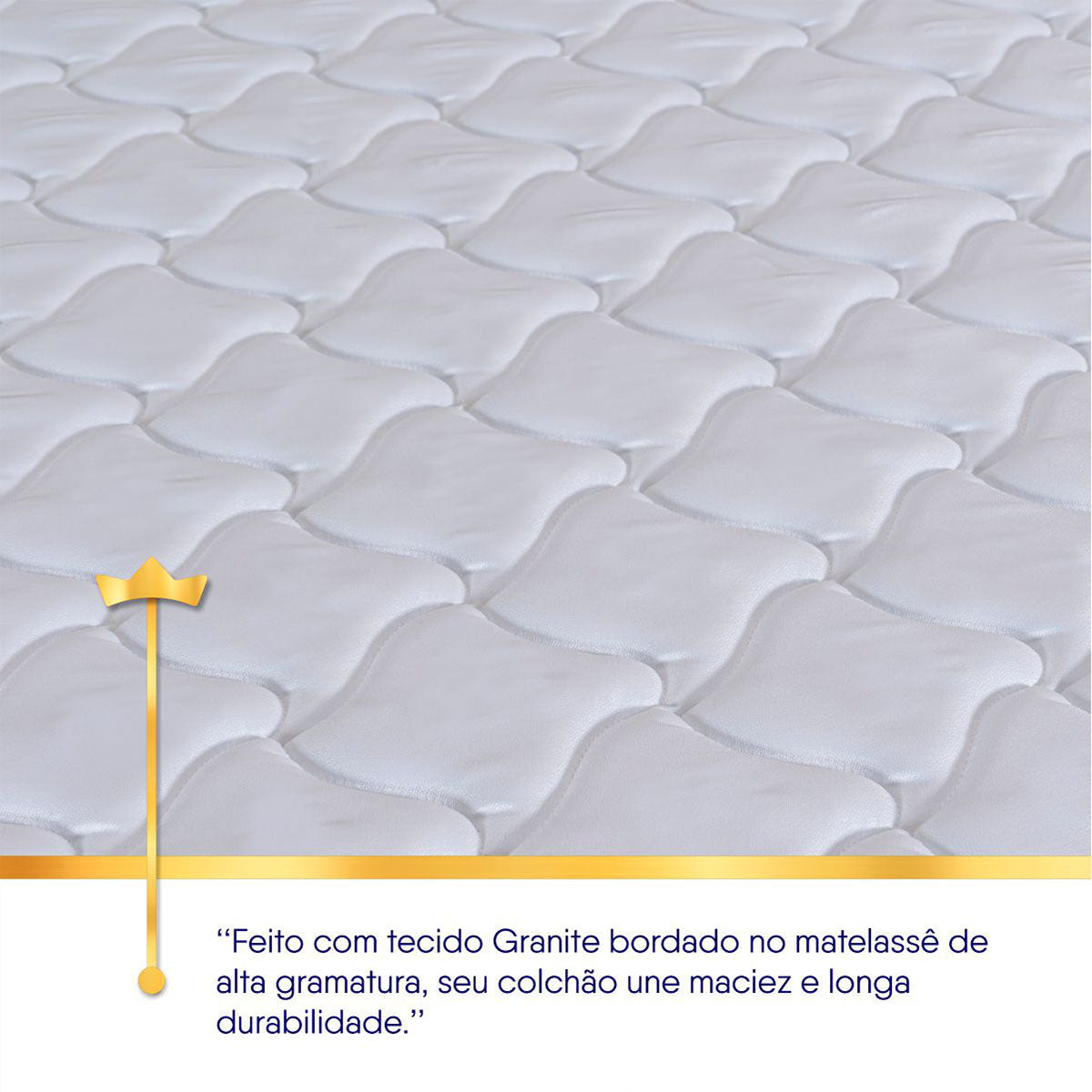 Cama Box Durban Espuma D28 Solteirão 96x203 Cinza King House