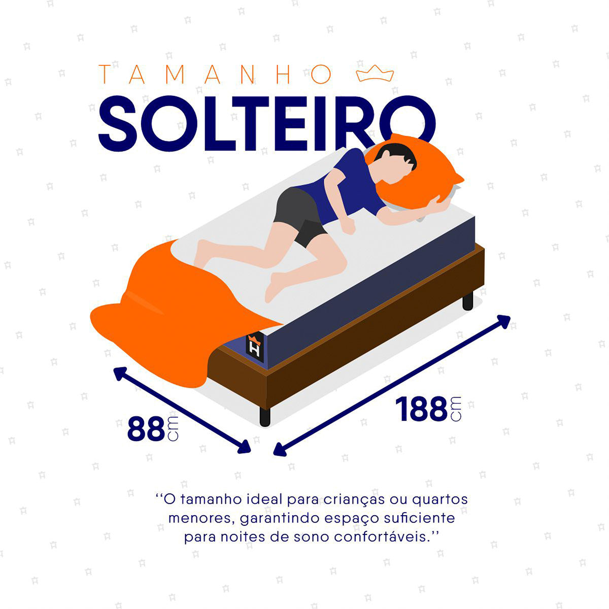 Cama Box Durban Espuma D28 Solteiro 88x188 Marrom King House