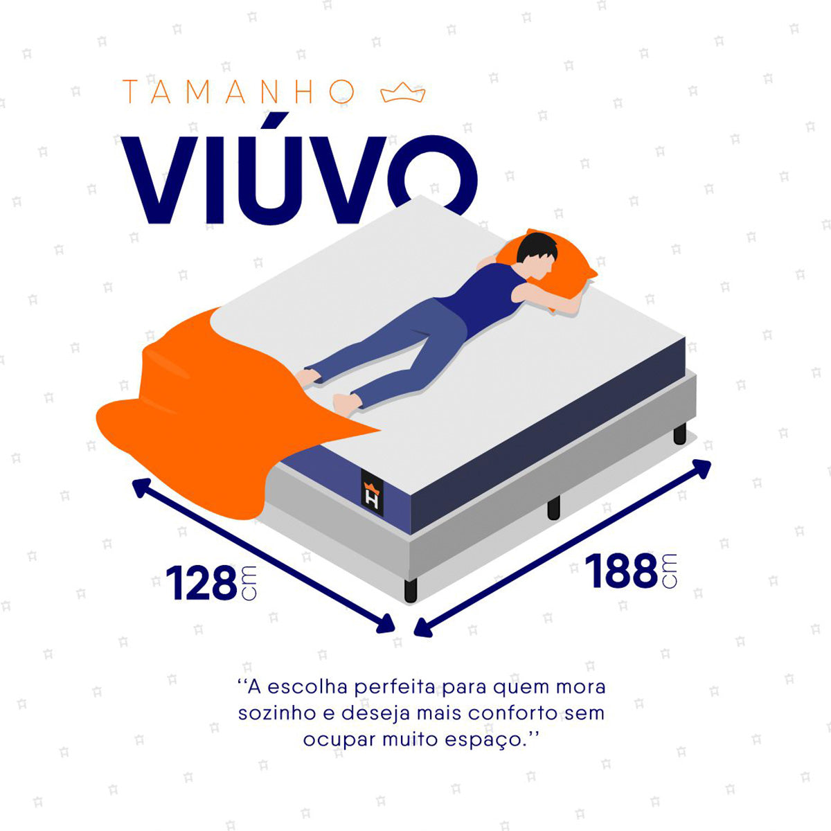 Colchão Durban Azul Espuma D28 Viúva 128x188x19