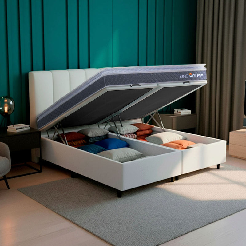 Cama Box Baú Durban Espuma D28 King 193x203 King House