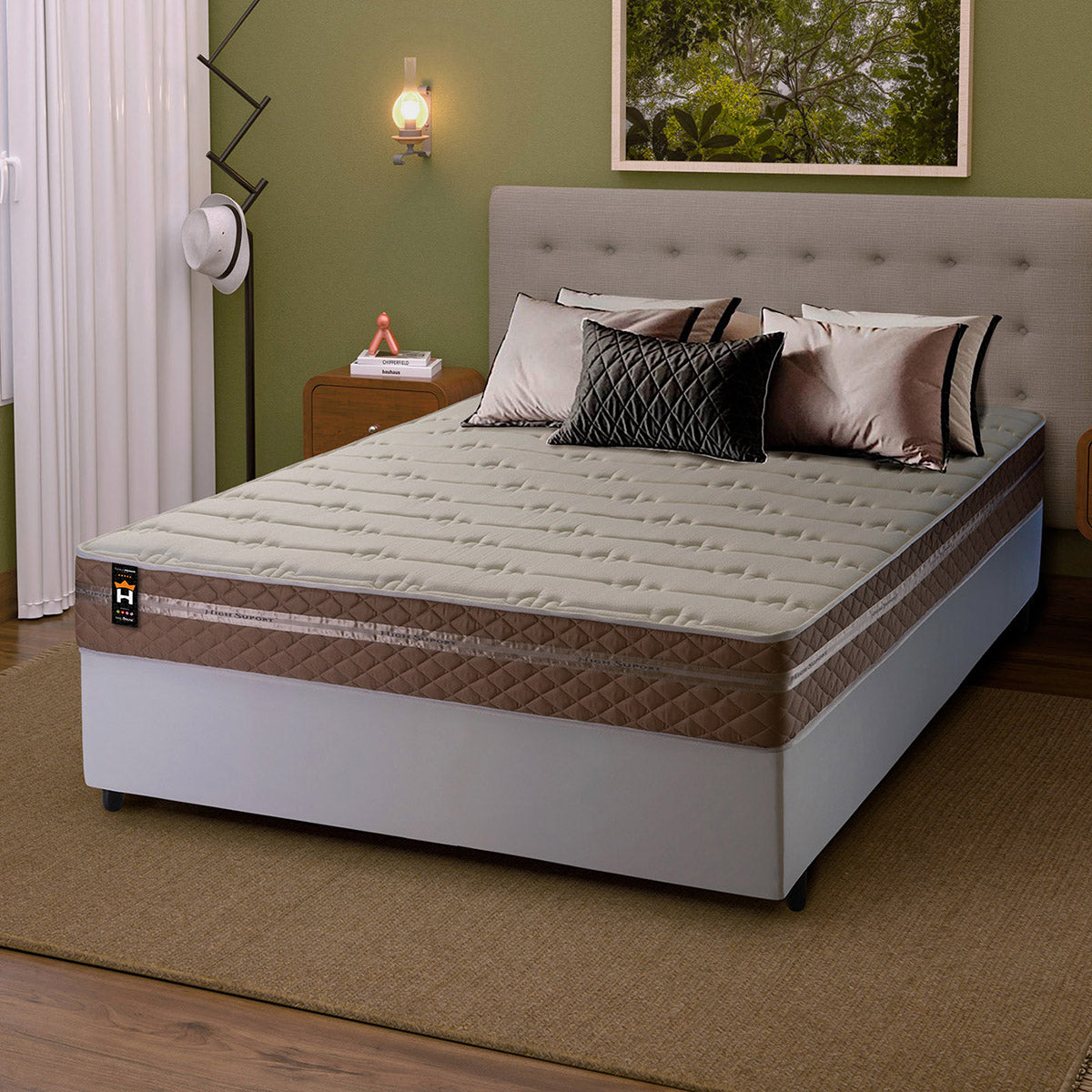 Cama Box Molas Ensacadas Georgia Casal 138x188 King House