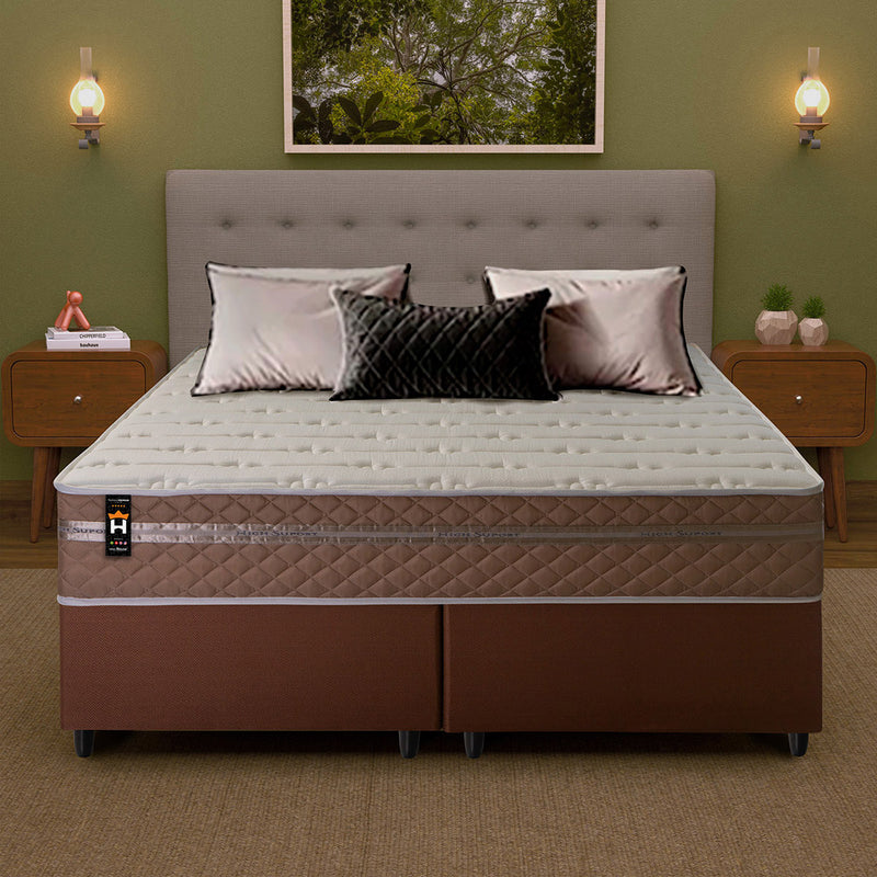 Cama Box Georgia Molas Ensacadas Queen 158x198 King House