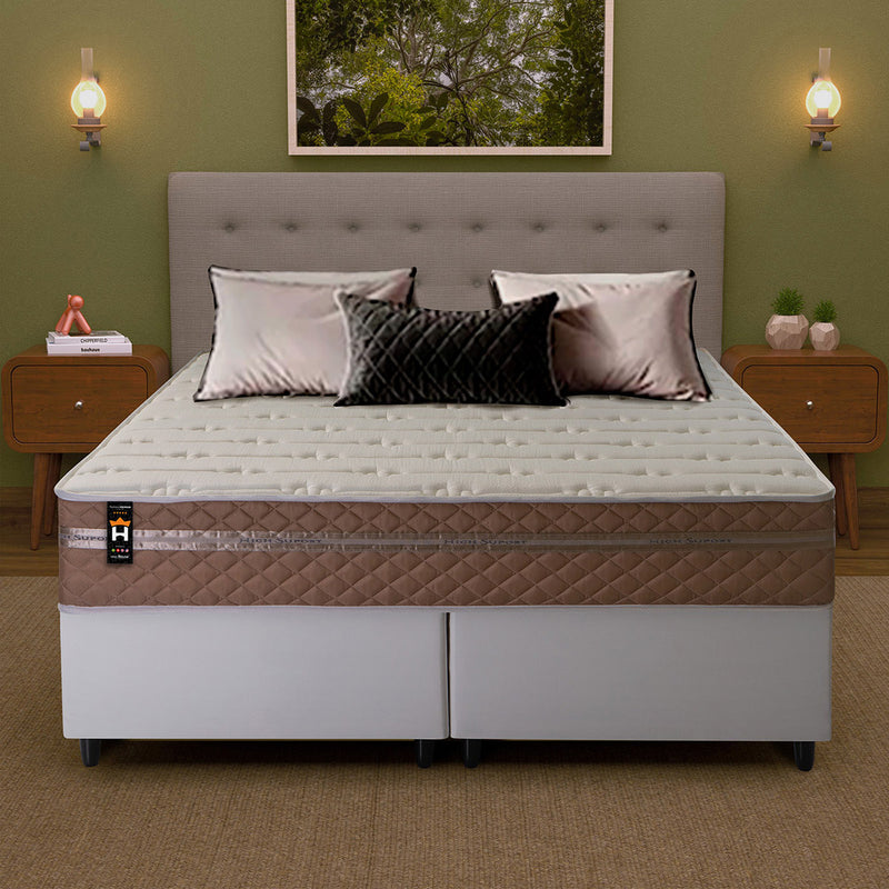 Cama Box Georgia Molas Ensacadas Queen 158x198 King House