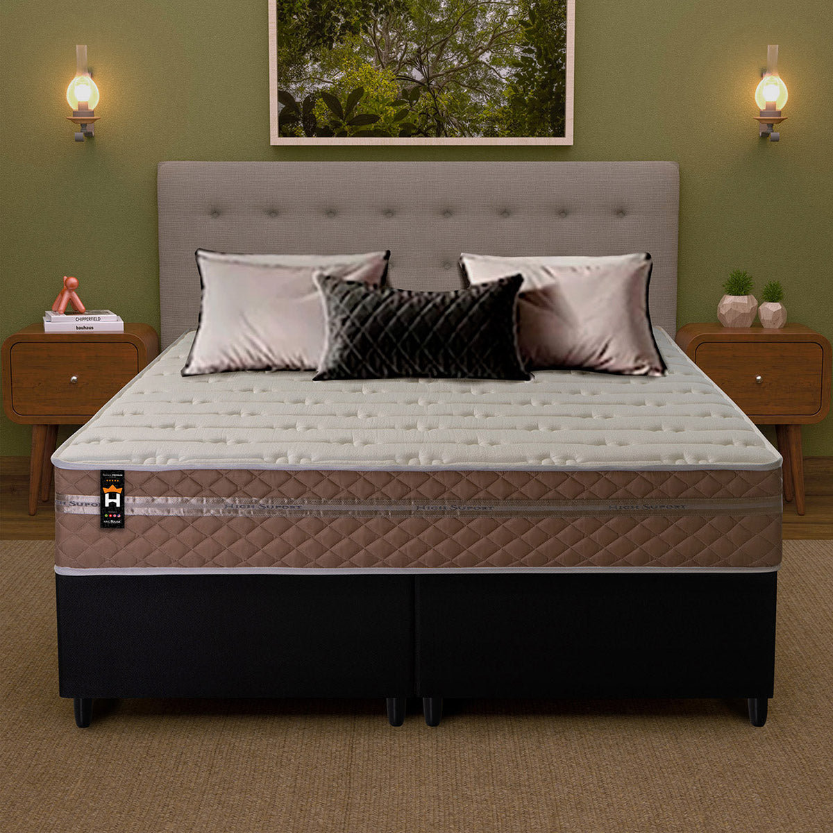 Cama Box Georgia Molas Ensacadas King 193x203 King House