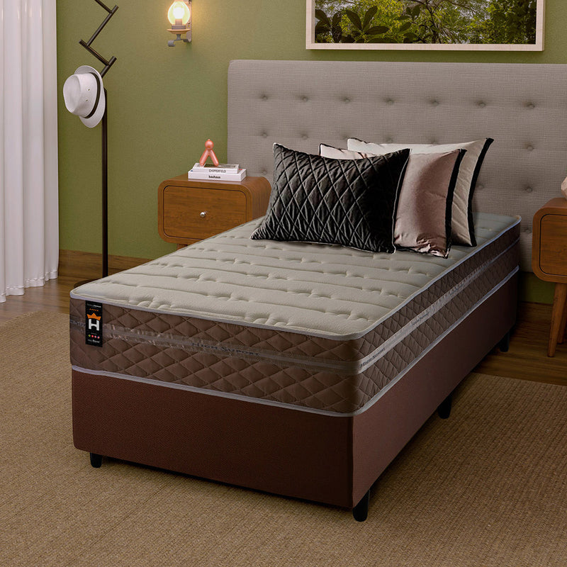Cama Box Molas Ensacadas Georgia Solteirão 96x203 King House