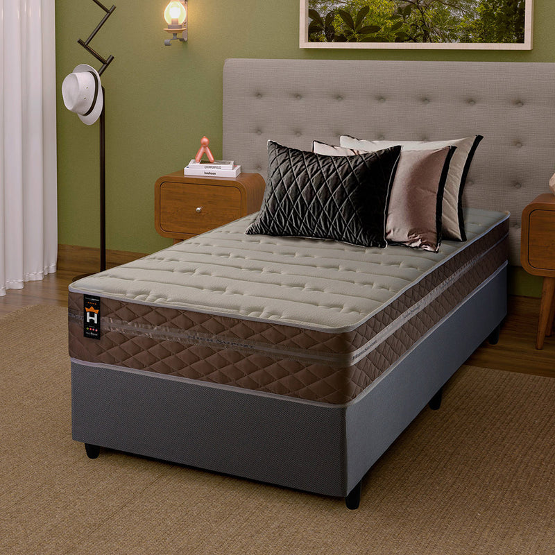 Cama Box Molas Ensacadas Georgia Solteirão 96x203 King House