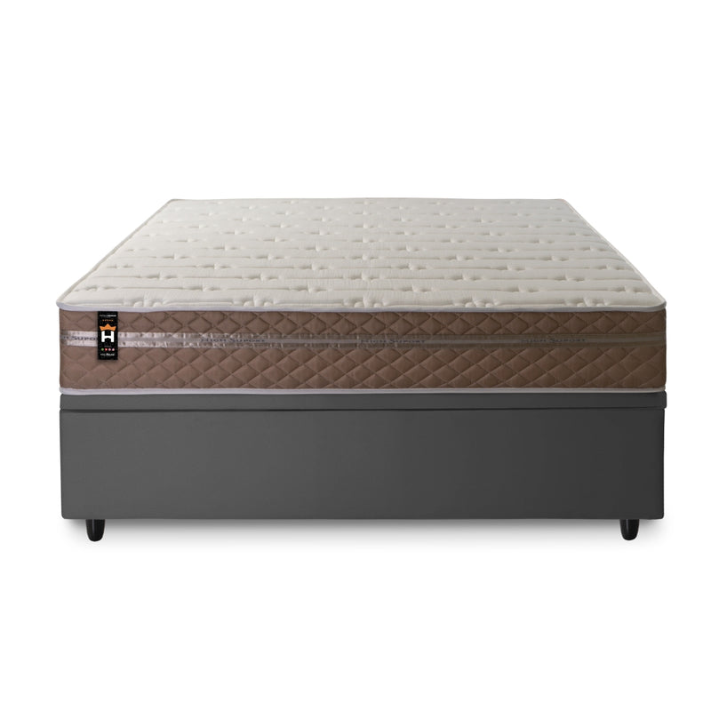 Cama Box Baú Georgia 138x188 c/ Molas Ensacadas King House