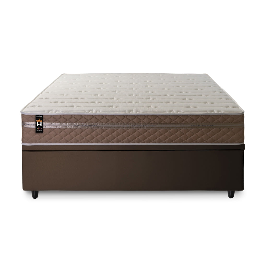 Cama Box Baú Georgia 138x188 c/ Molas Ensacadas King House
