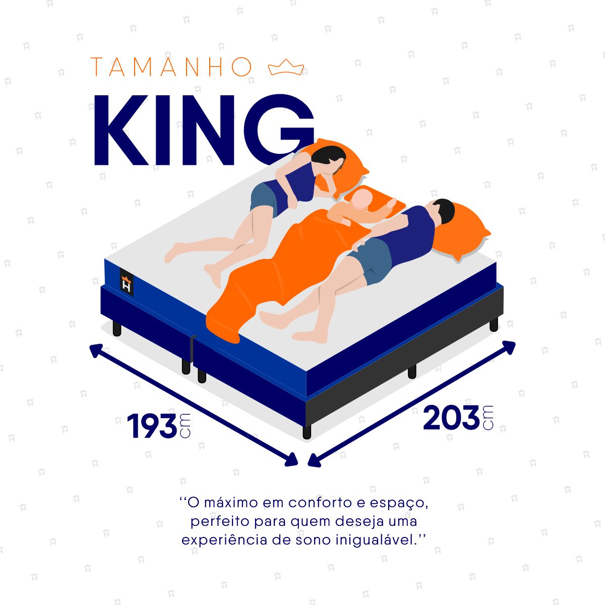 Cama Box Baú Lagras c/ Molas Ensacadas 193x203 Azul e Cinza Espuma D26 Suporta 110 kg