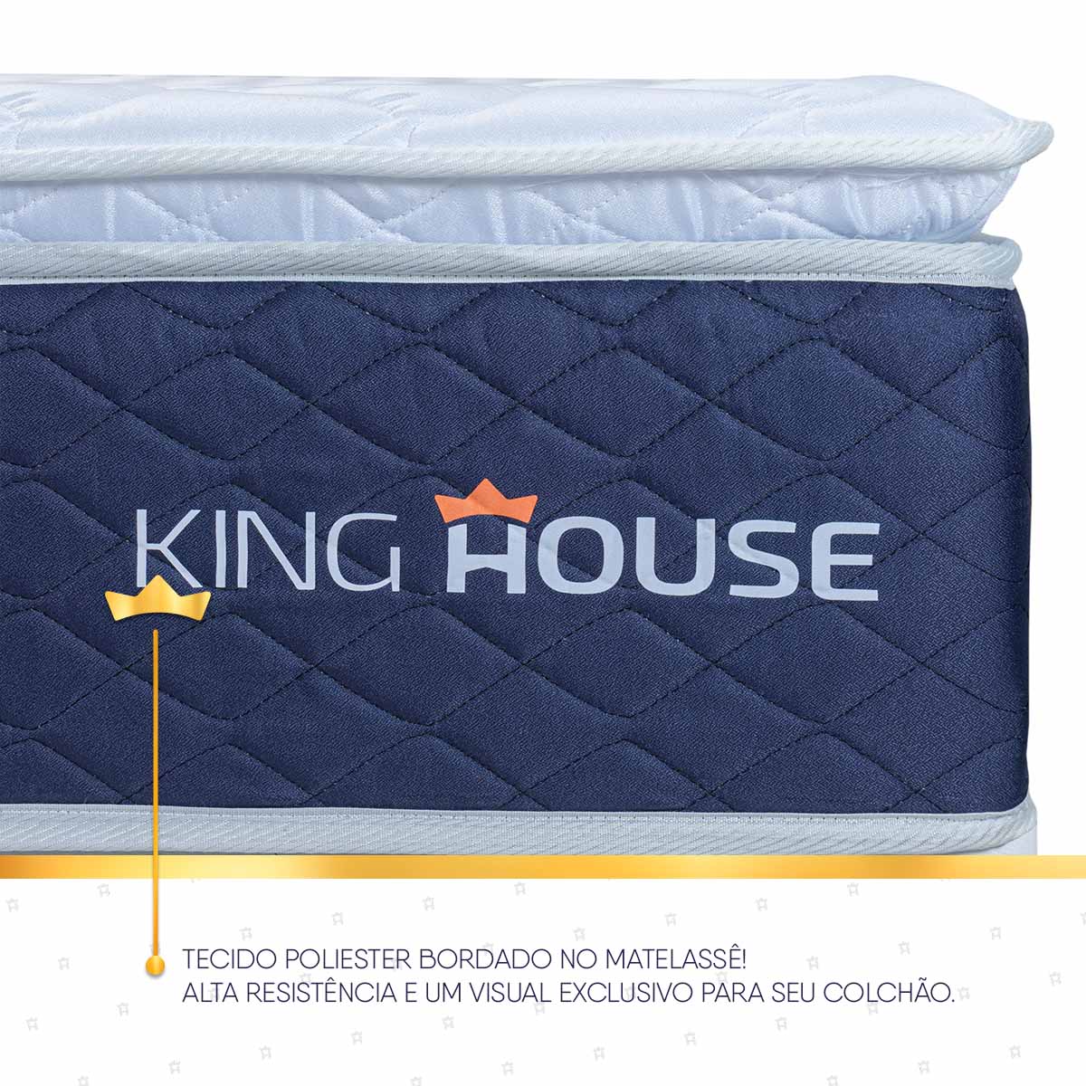 Cama Box Solteiro 88x188 Lagras Molas Ensacadas Branco Espuma D26 Suporta 110 Kg Por Pessoa