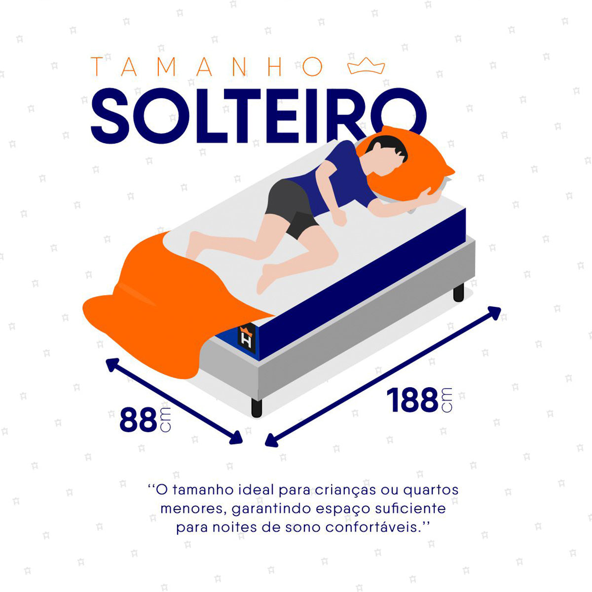 Cama Box Molas Ensacadas Lagras Solteiro 88x188 Branco Espuma D26 Suporta 120 Kg Por Pessoa