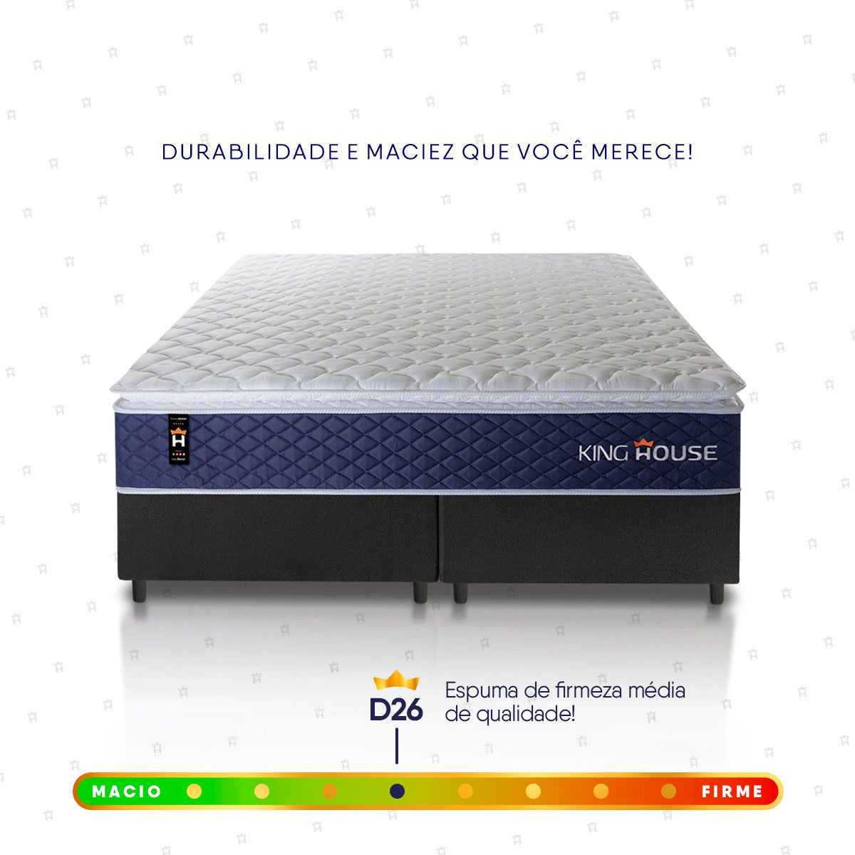 Cama Box Lagras Molas Ensacadas Queen 158x198 Preto Espuma D26 Suporta 120 Kg Por Pessoa