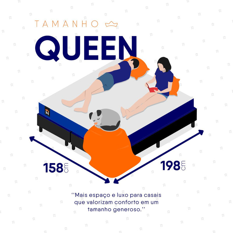 Cama Box Lagras Molas Ensacadas Queen 158x198 Preto Espuma D26 Suporta 120 Kg Por Pessoa