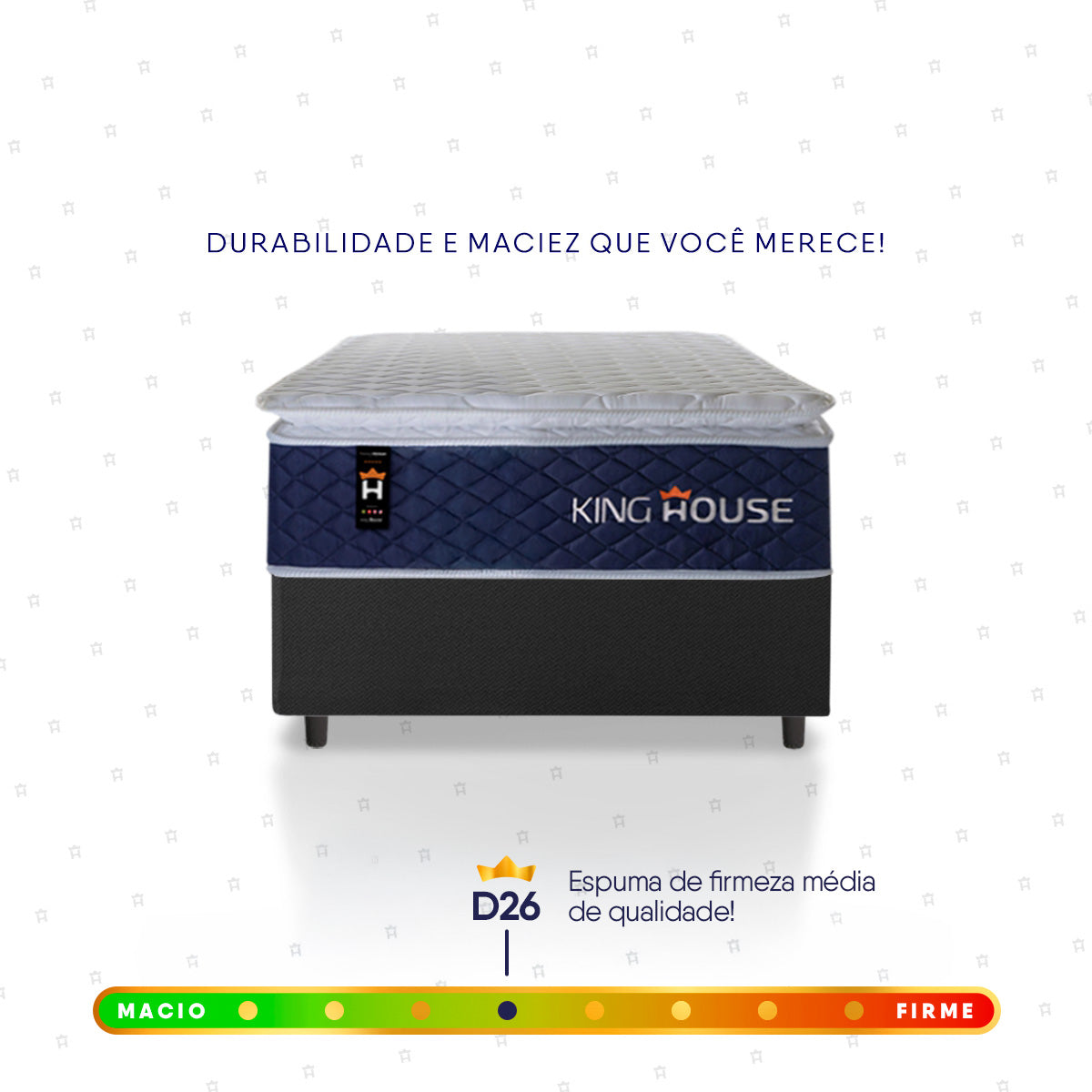 Cama Box Molas Ensacadas Lagras Solteirão 96x203 Preto Espuma D26 Suporta 120 Kg Por Pessoa