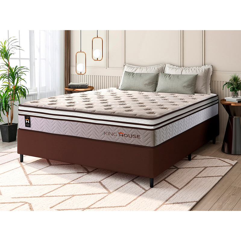 Cama Box Molas Ensacadas Liverpool Casal 138x188 King House