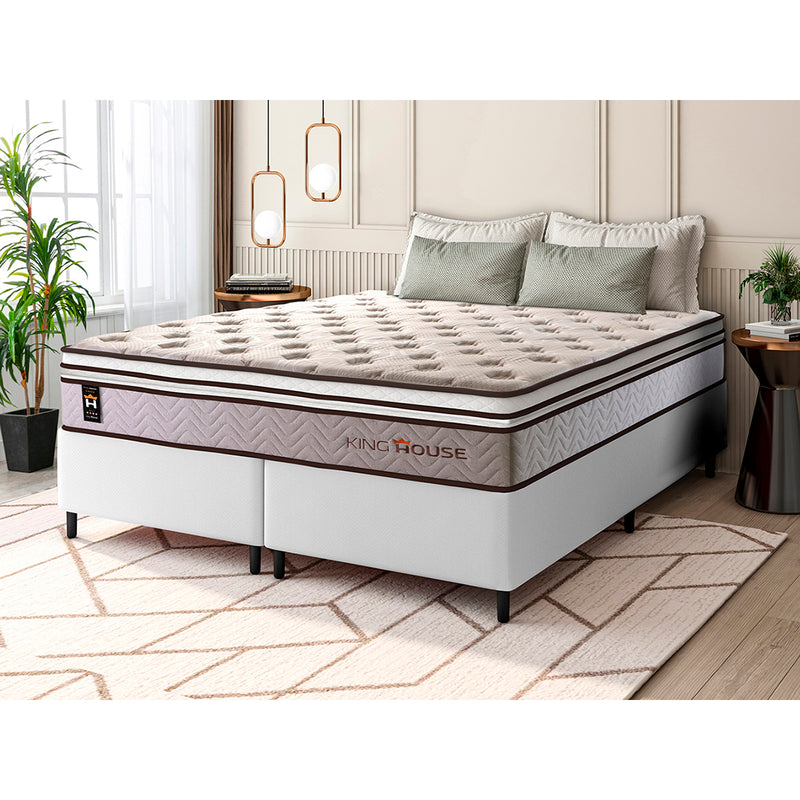 Cama Box Liverpool Molas Ensacadas Queen 158x198 King House