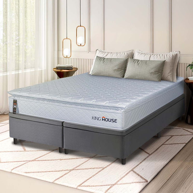 Cama Box Baú Luanda Espuma D28 Queen 158x198 King House