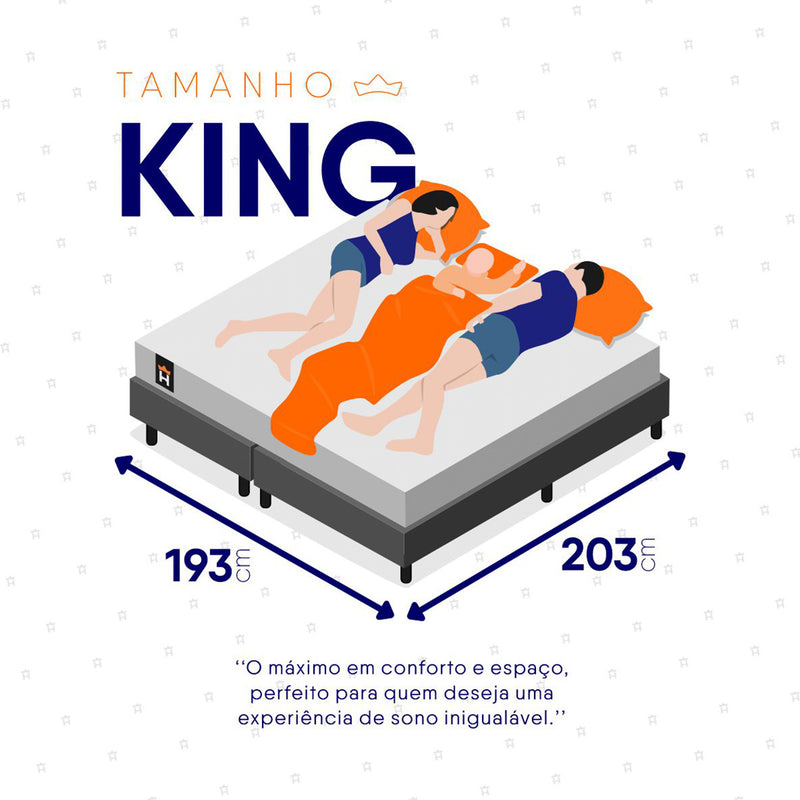 Cama Box Baú Luanda Espuma D28 King 193x203 Cinza King House