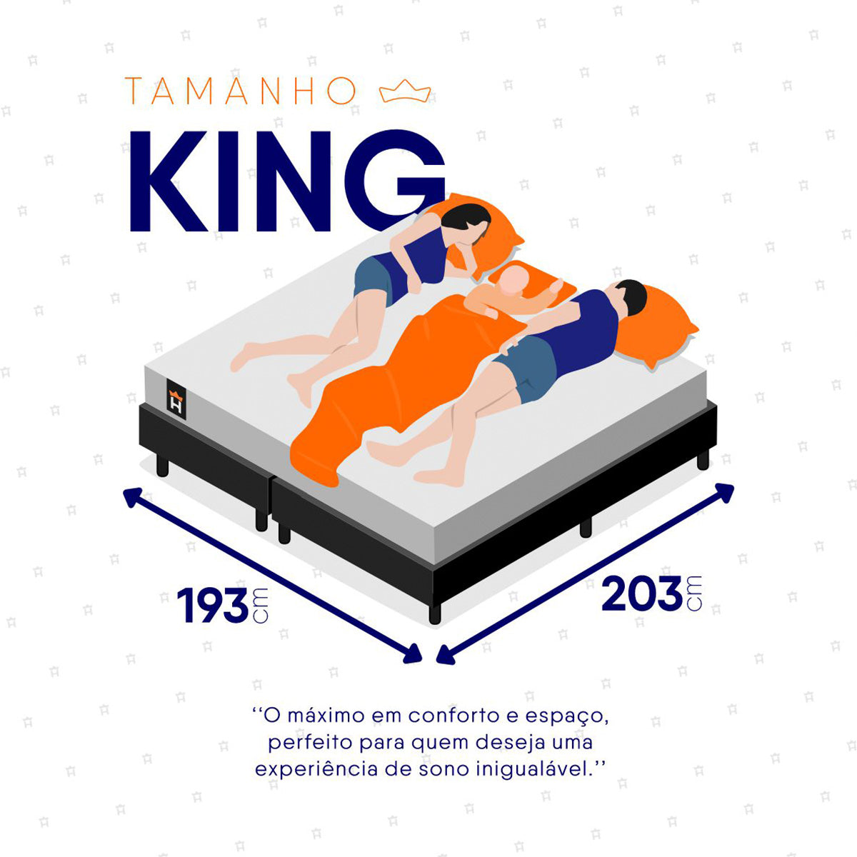 Cama Box Baú Luanda Espuma D28 King 193x203 Preto King House