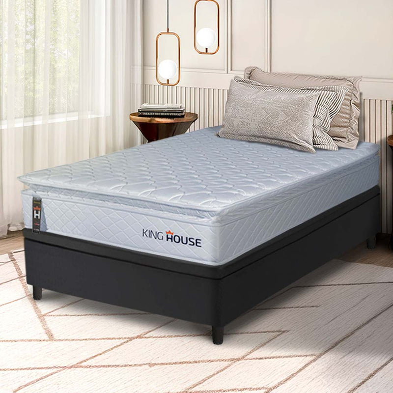 Cama Box Baú Luanda Espuma D28 Solteiro 88x188 King House